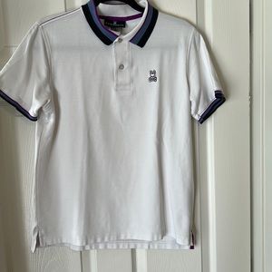 Psycho bunny white polo shirt
